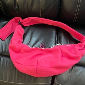 Pink dog sling/carrier